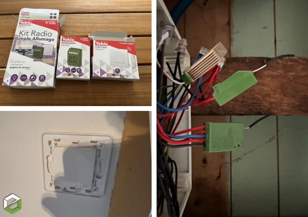 installation de micro-modules yokis