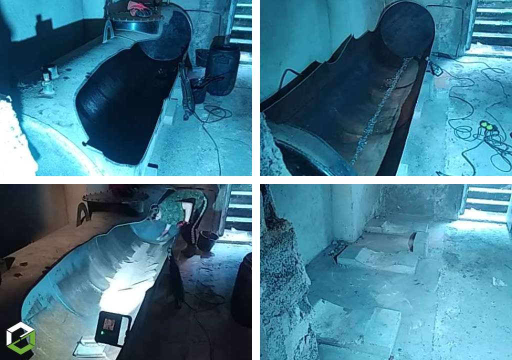 Consultez la chantier : dépose d'une cuve à fioul de 4000 litres