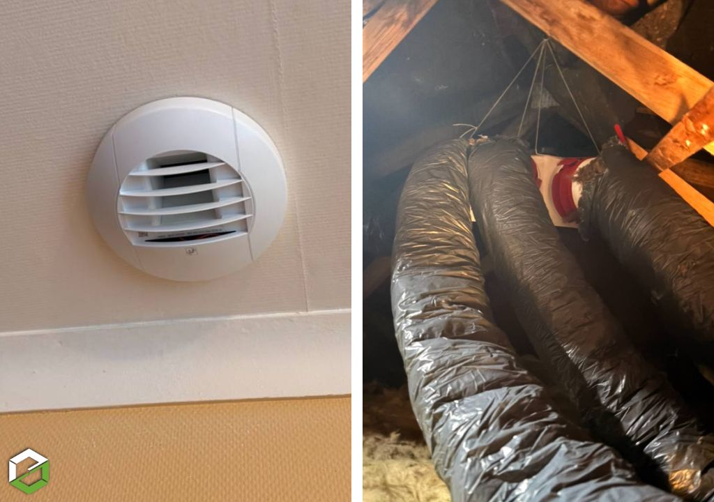 Installation d'une VMC hygroréglable dans une maison-Calvados (14)