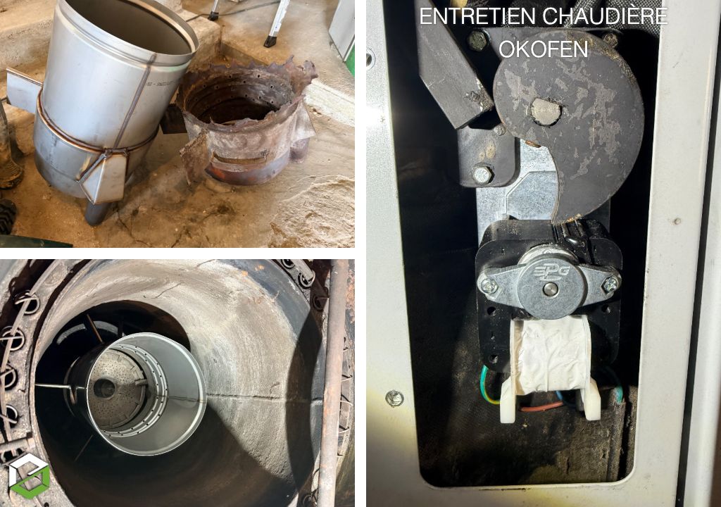 Entretien annuel d’une chaudière à granulés Okofen