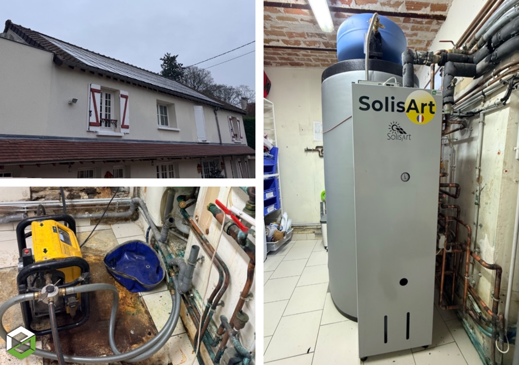 Remplacement d’un système solaire Clipsol par un du chauffage solaire SOLISART