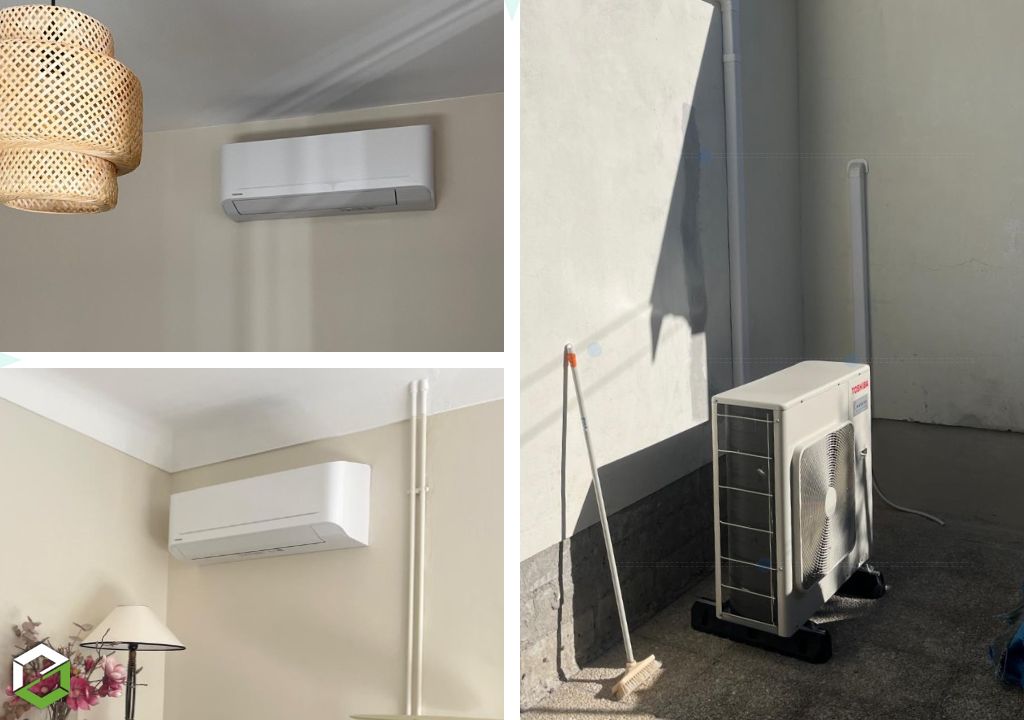 RENERGIE33 - Installation d'une climatisation réversible TOSHIBA YUKAI trisplit à Bordeaux - Entreprise RGE-Gironde (33)