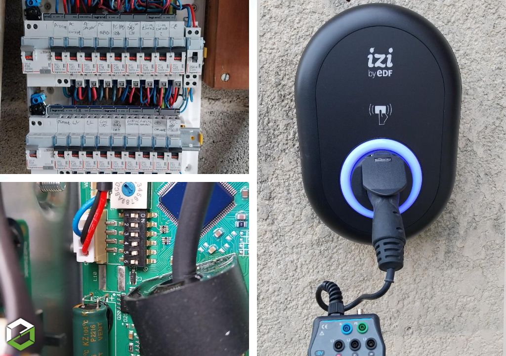 installation borne de Recharge pour véhicule électrique Schneider