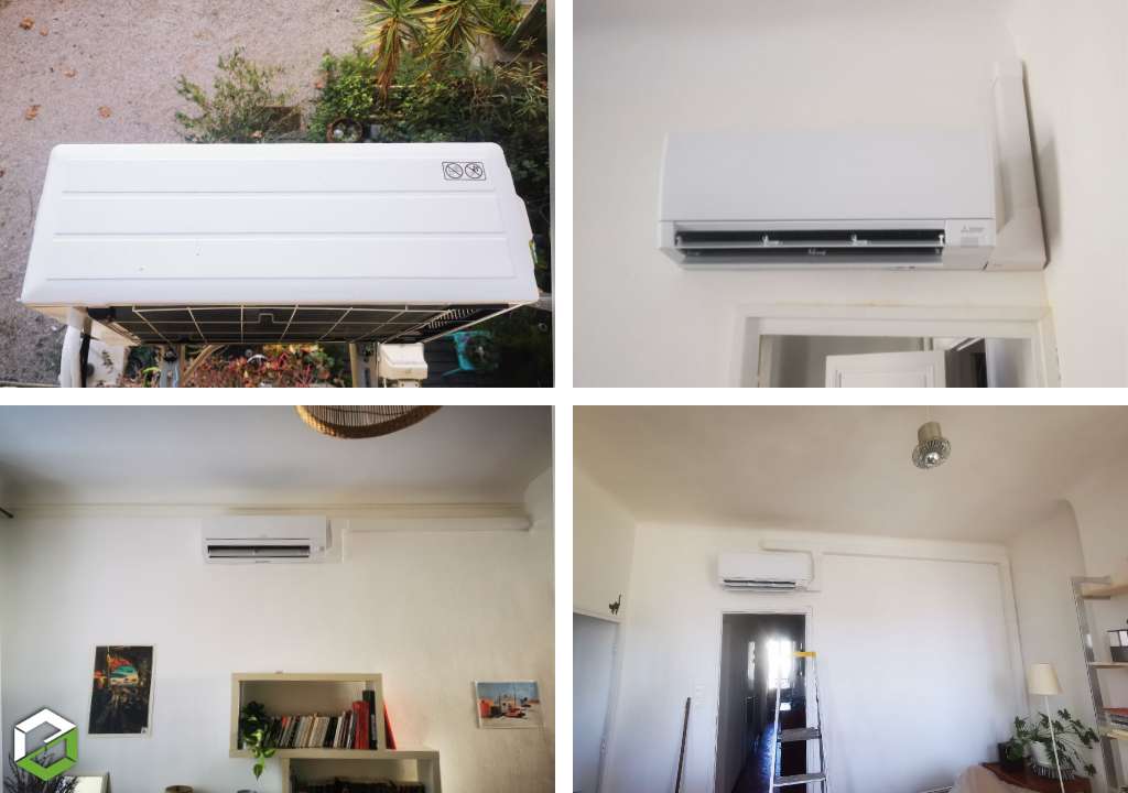 Installation climatisation multisplit Mitsubishi Electric gamme AP - Entreprise RGE QualiPAC