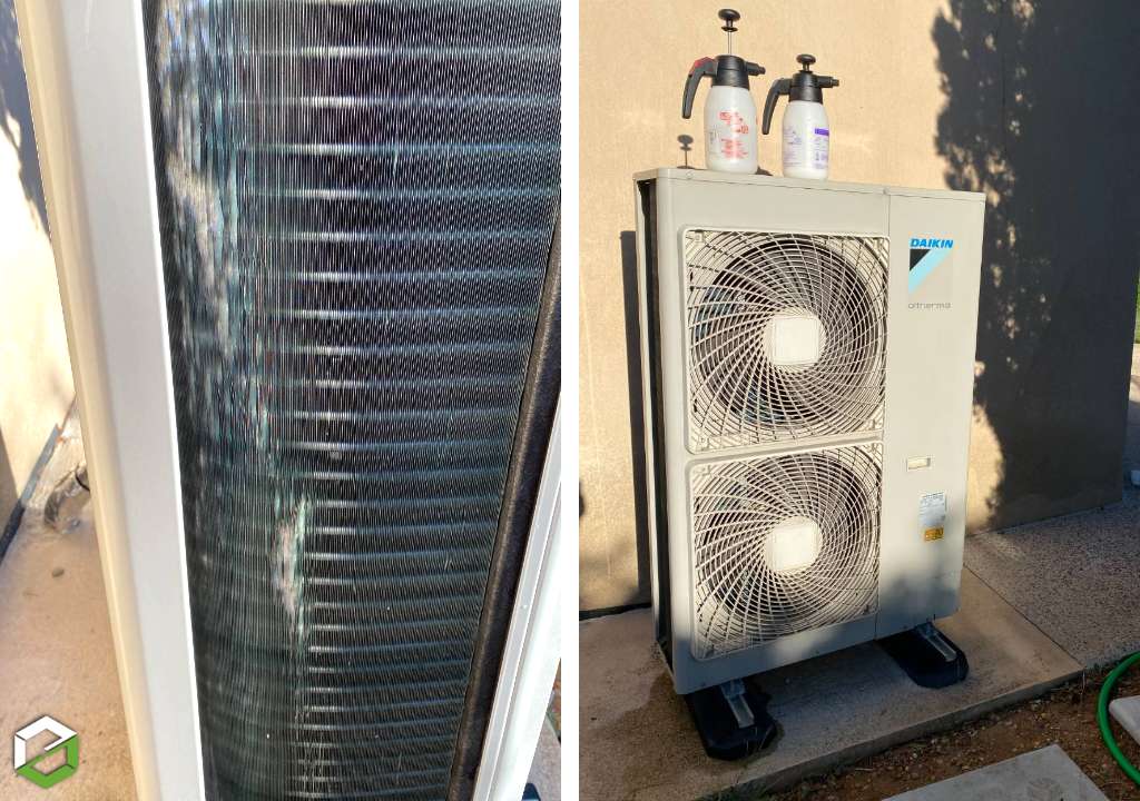 Consultez la chantier : entretien d'une pompe à chaleur daikin à meyreuil (13590) par la société sbg energies