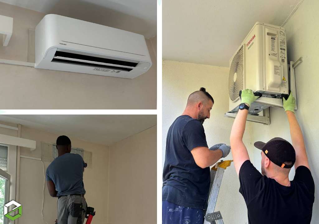 Consultez la chantier : installation de climatiseur toshiba par sbg energies