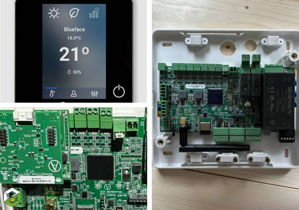 Dépannage gainable Mitsubishi Electric et remplacement carte Airzone