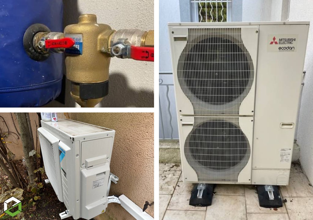 entretien de pompes à chaleur mitsubishi et daikin