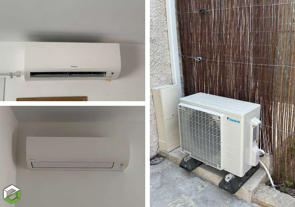 Vente et mise en service de climatiseurs mono-split Daikin