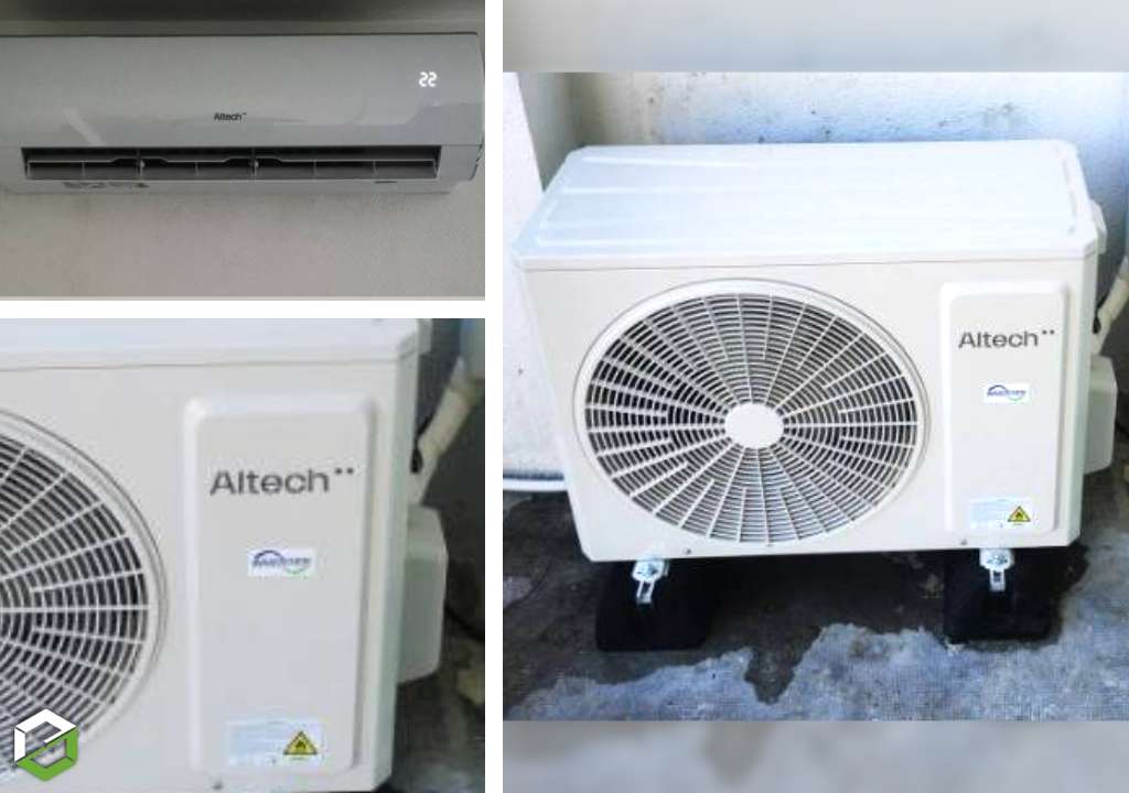 Installation de pompe à chaleur air-air multisplit Altech par SBG