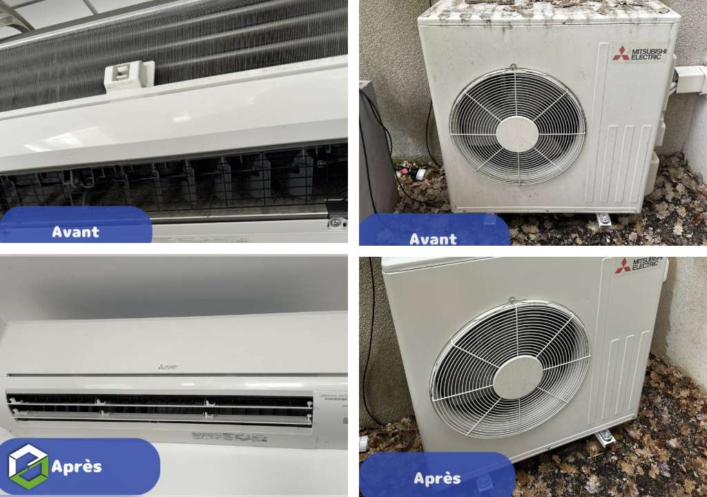 Entretien préventif d'une climatisation Mitsubishi Electric