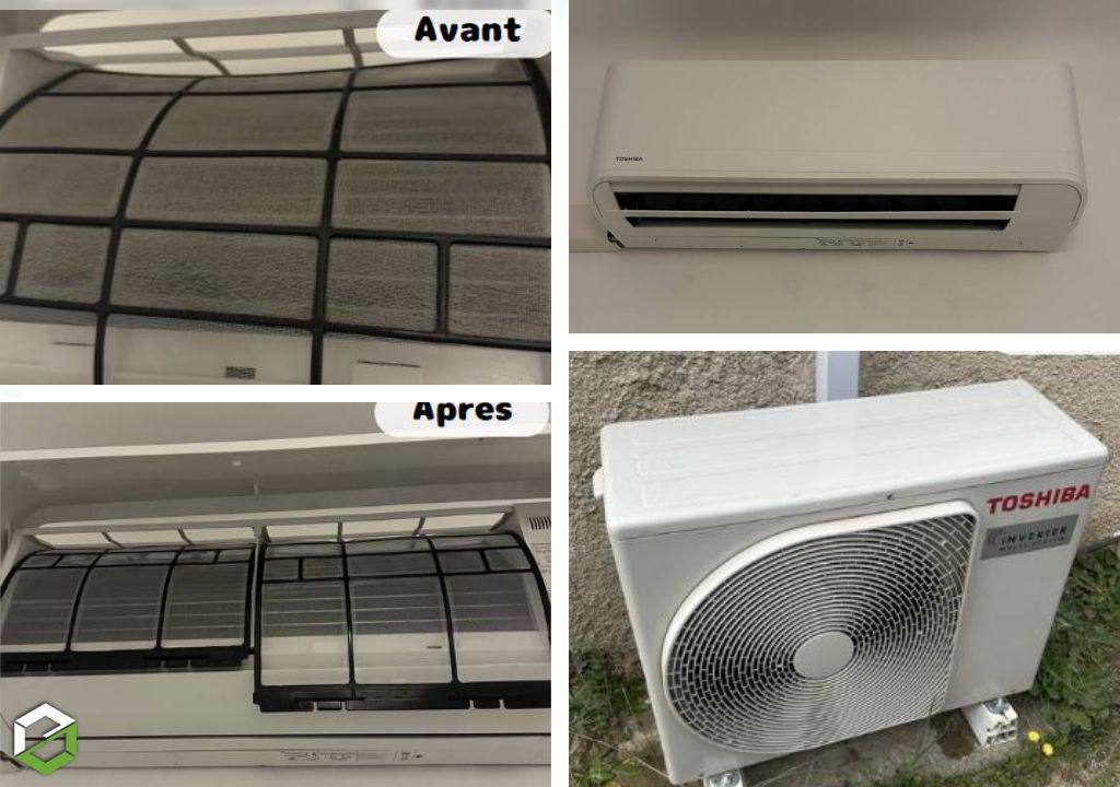 ​Entretien d'une climatisation Toshiba près d'Aix-en-Provence