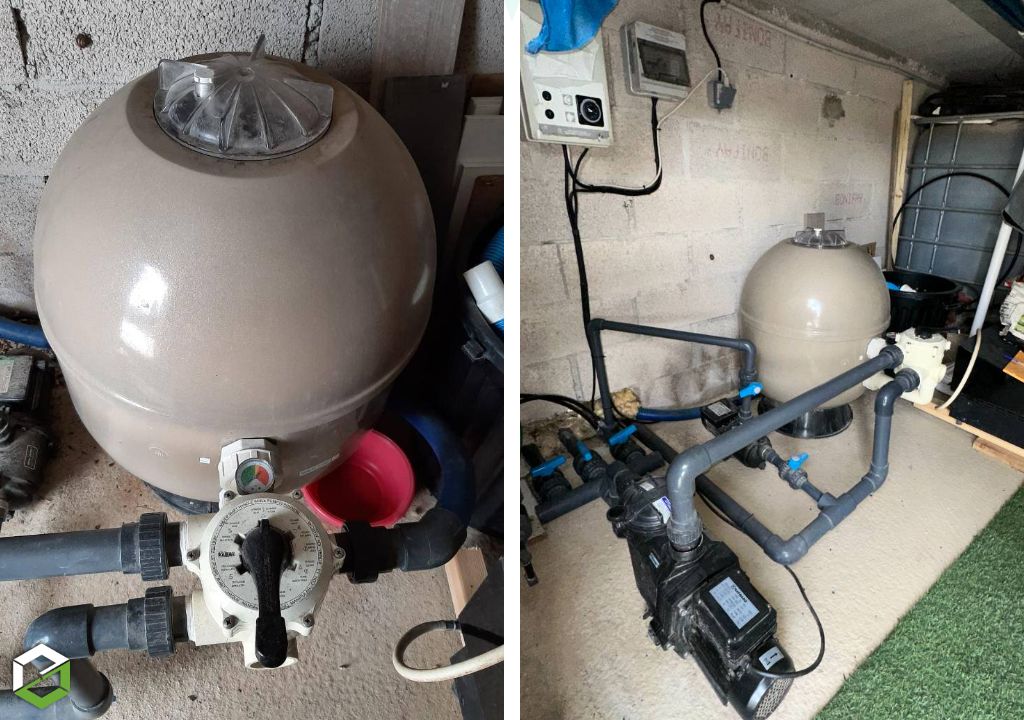 installation d’un nouveau système de filtration de piscine performant