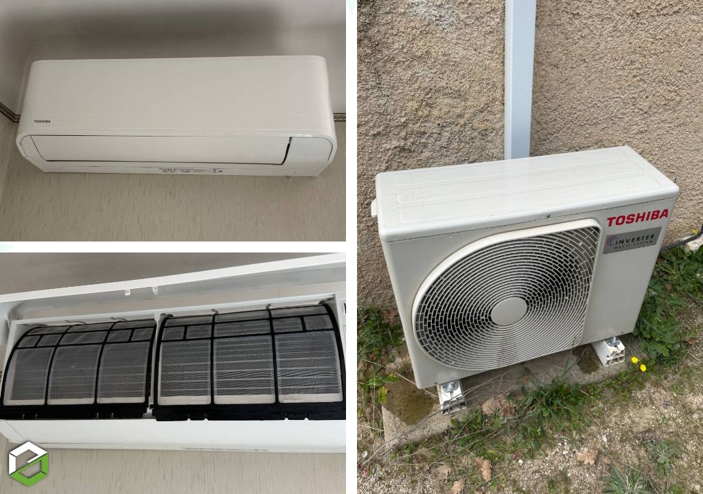 Entretien d'une climatisation Toshiba monosplit
