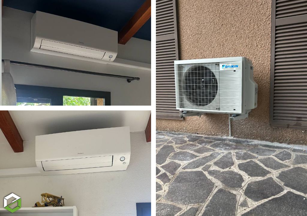 Consultez la chantier : installation de climatiseurs multi-splits daikin