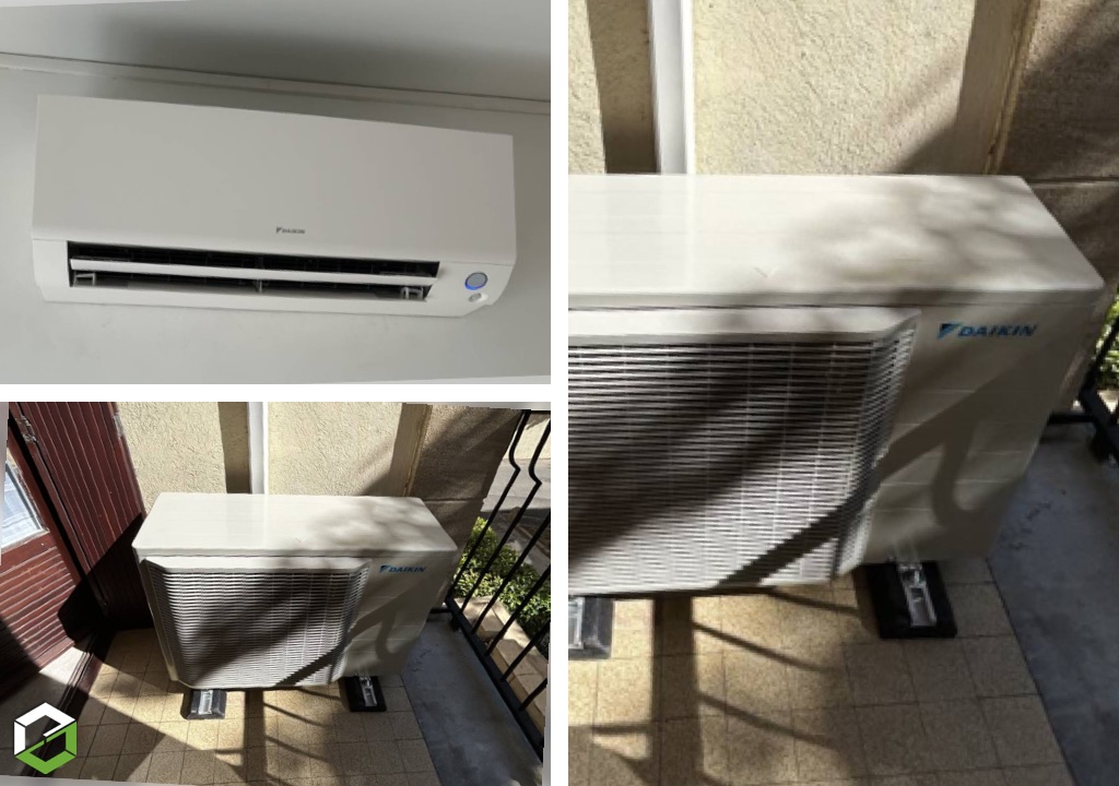 Consultez la chantier : remplacement d’une climatisation monosplit par un modèle daikin perfera 
