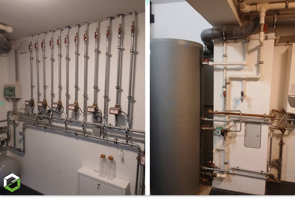 Installation d’un système de plancher chauffant hydraulique avec chaudière gaz