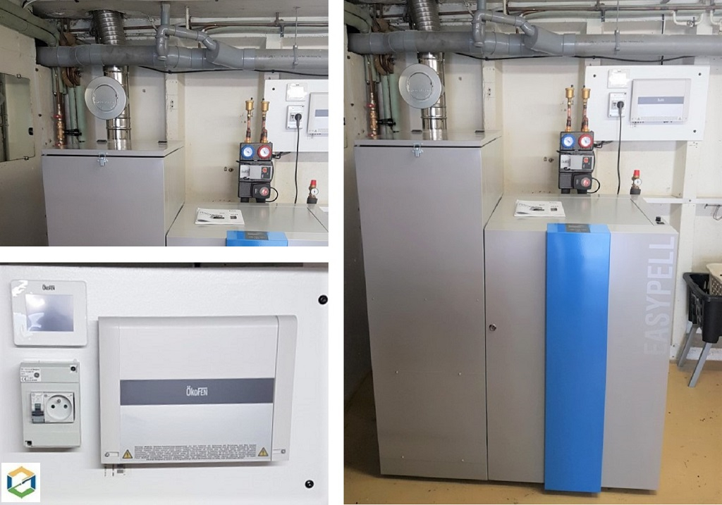 installation chaudière granulés de bois pellets easypell -okofen