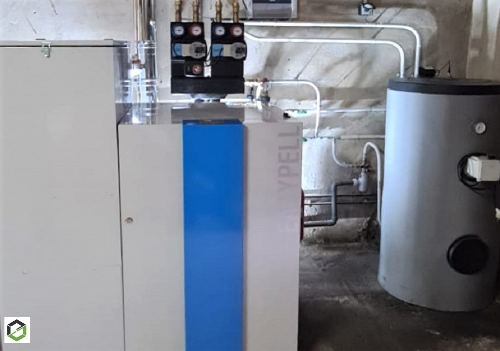 installation chaudière à granulés easypell