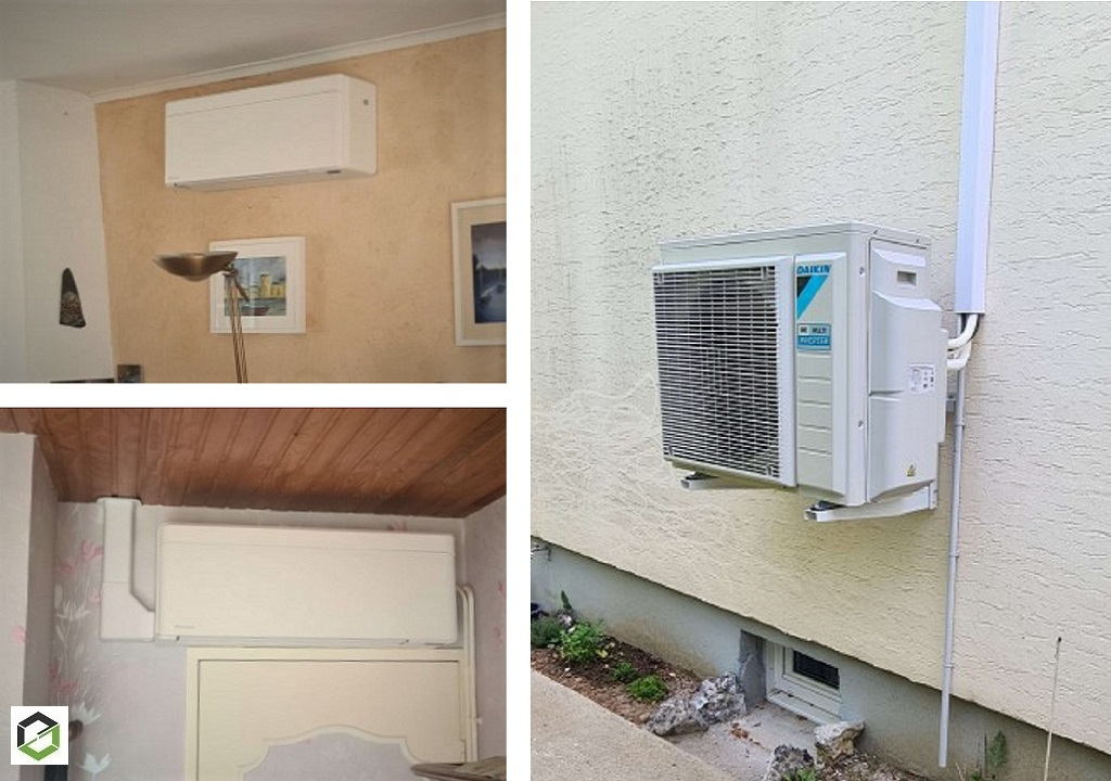 Installation climatisation Daikin