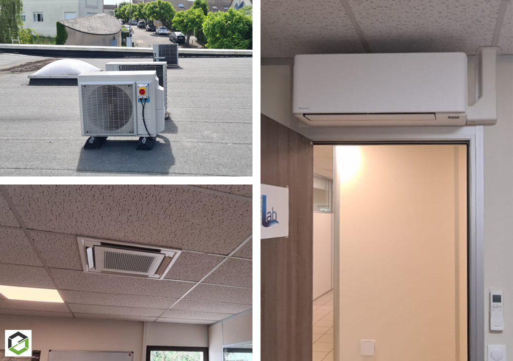 Pose d'une climatisation Daikin