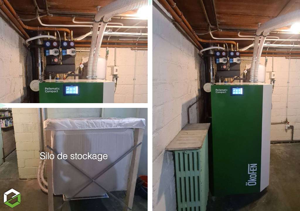 installation chaudiere à granules bois Ökofen rge qualibois