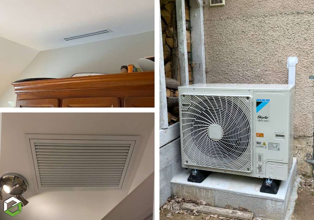 Consultez la chantier : travaux de chauffage climatisation daikin