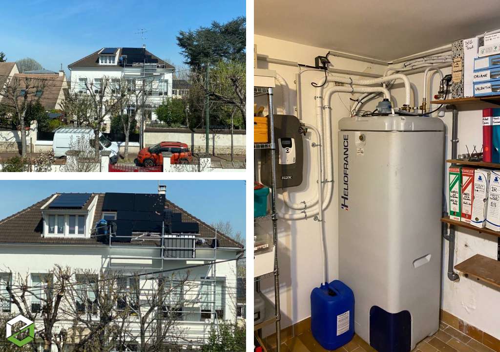 installation solaire - photovoltaique hybride dualsun & helio france 3 kwc