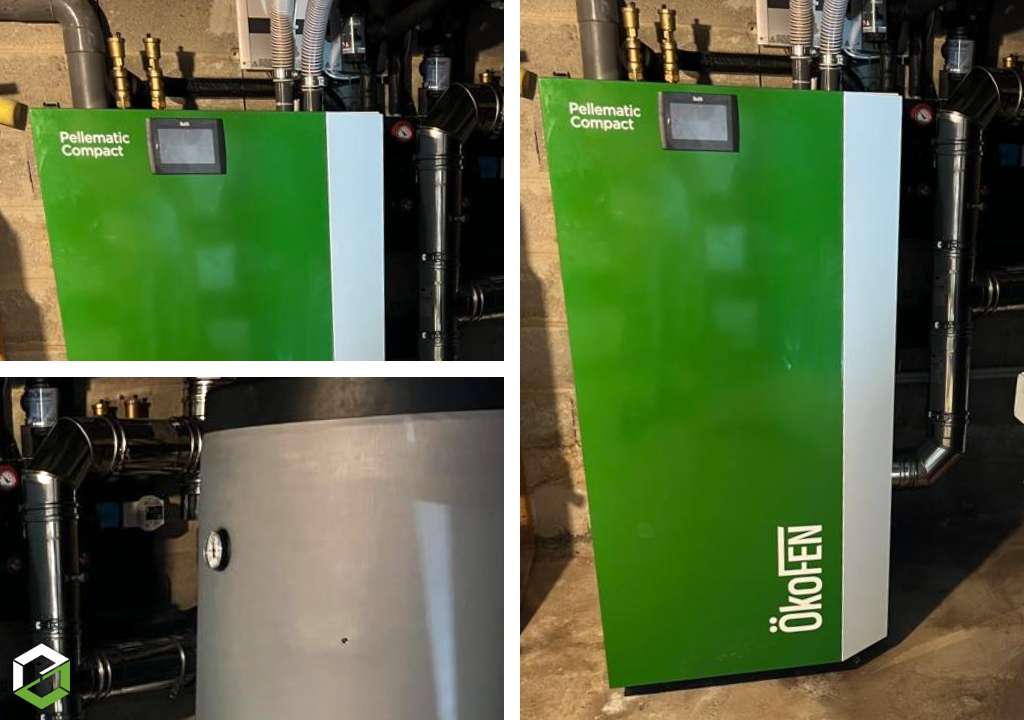 Consultez la chantier : installation chaudière à granulés bois okofen 18kw rge qualibois