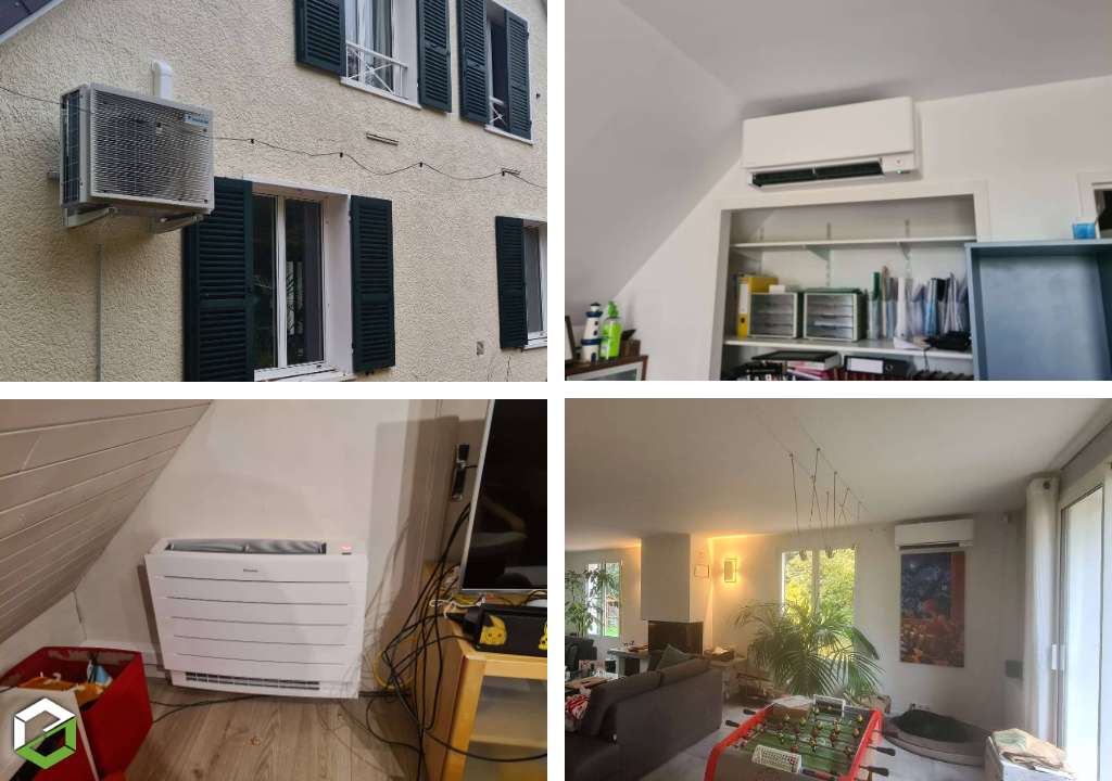 Consultez la chantier : travaux de chauffage - climatisation daikin - entreprise rge qualipac