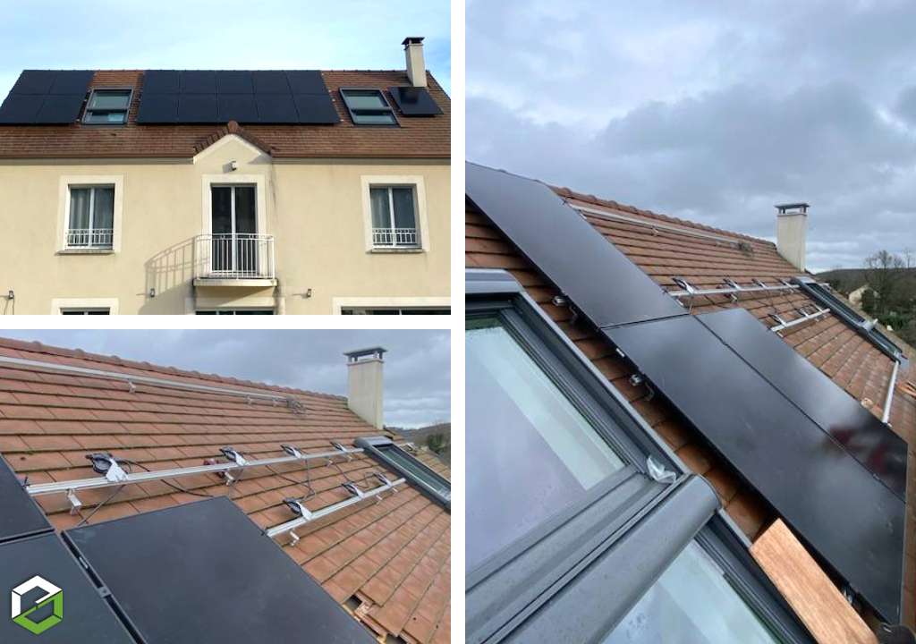 travaux solaire - photovoltaique 6,37 kwc dualsun - entreprise rge qualipv