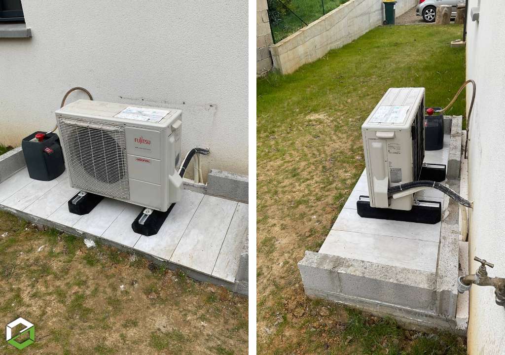 Consultez la chantier : travaux de chauffage - climatisation daikin 4 unités