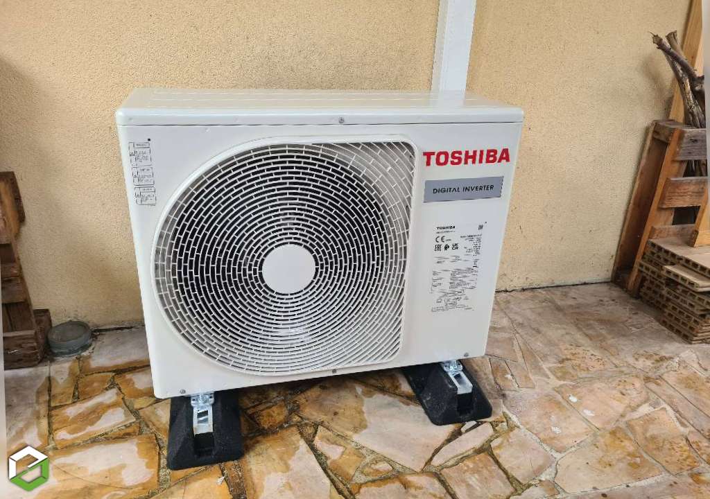 changement unités unités intérieures et extérieures avec gainable toshiba