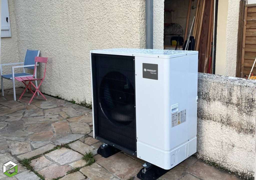 Consultez la chantier : frisquet - installation pac hybride teamao 4 8kw / chaudière hydroconfort 24kw