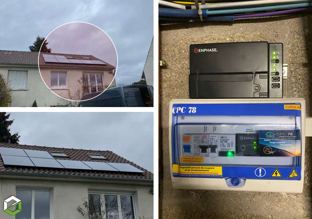 Consultez la chantier : travaux photovoltaïques 3kwc aeg 375kw