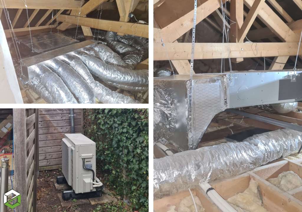 Installation d'un chauffage climatisation Daikin