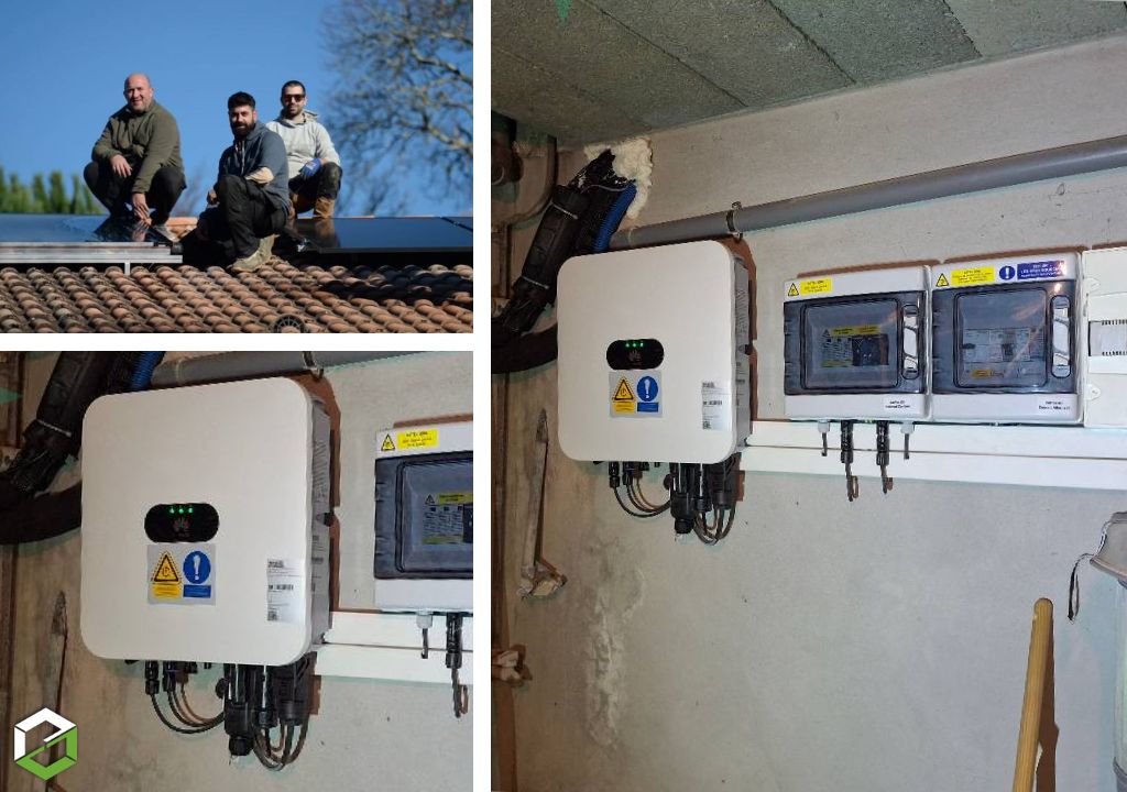 Consultez la chantier : travaux photovoltaiques huawei 6kwc / panneaux 425 kw aeg 