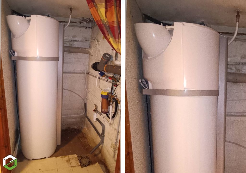 fourniture et pose d'un ballon thermodynamique 250 litres calypso