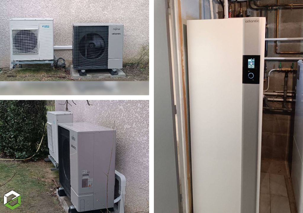 Travaux de chauffage pompe à chaleur pac alfea excellia 12 chaufagiste rge