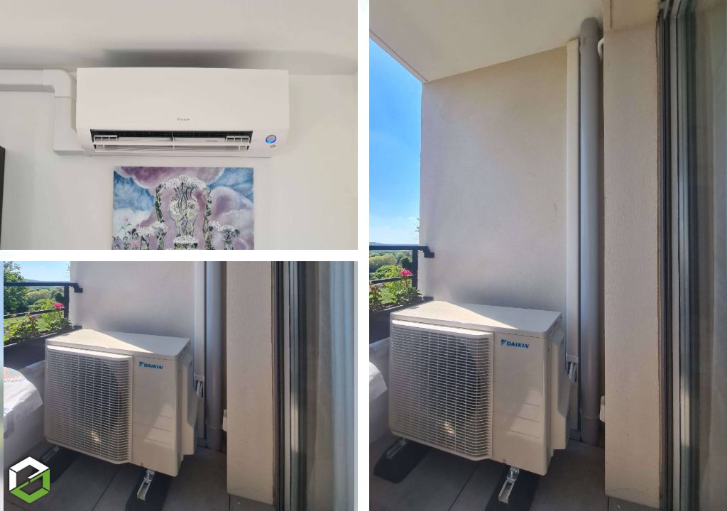travaux de chauffage et de climatisation – mono split daikin perfera 2 kw