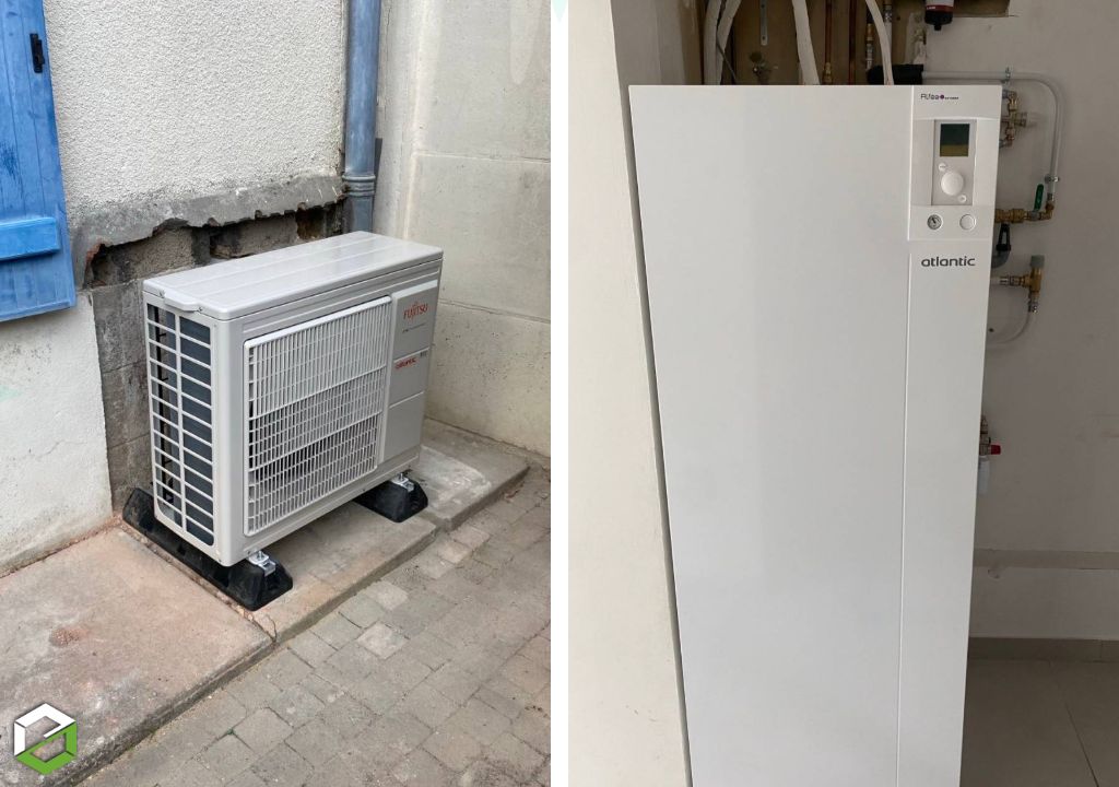 Consultez la chantier : remplacement de chaudière gaz par une pompe à chaleur performante à énergie renouvelable ! 