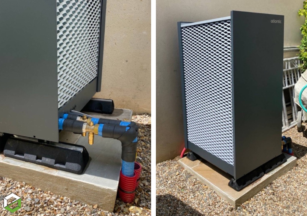 Consultez la chantier : installateur pac air/eau de marque atlantic