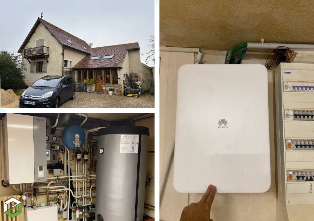 Installation photovoltaïque – Huawei 8 kwc / panneaux AEG 500 w RGE