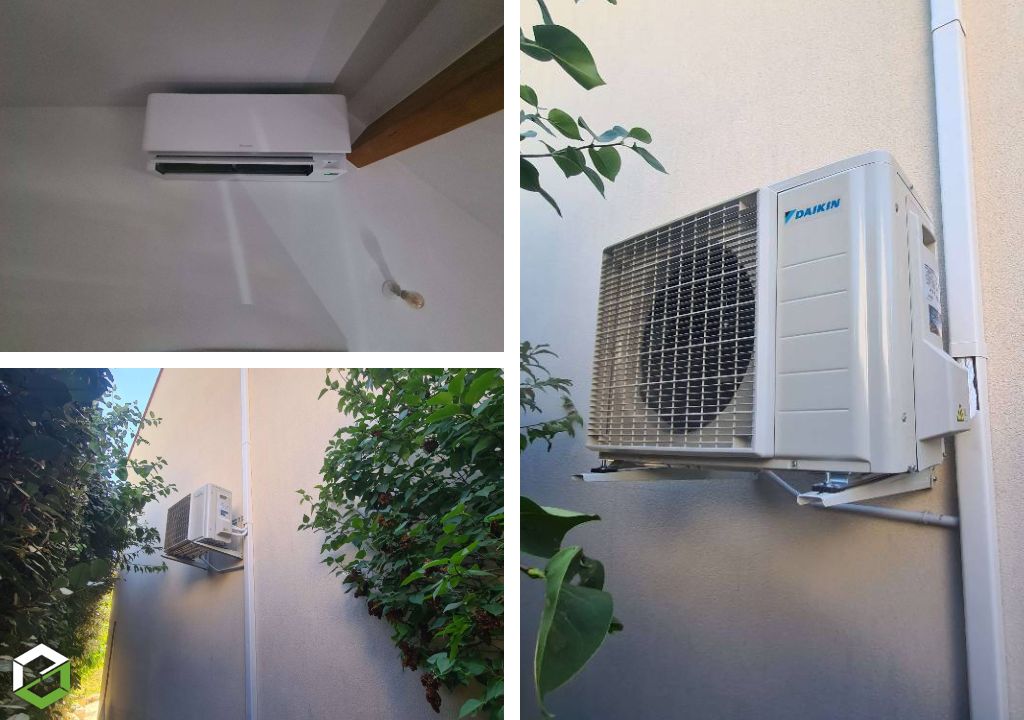installation climatisation mono-split daikin stylish 2 kw