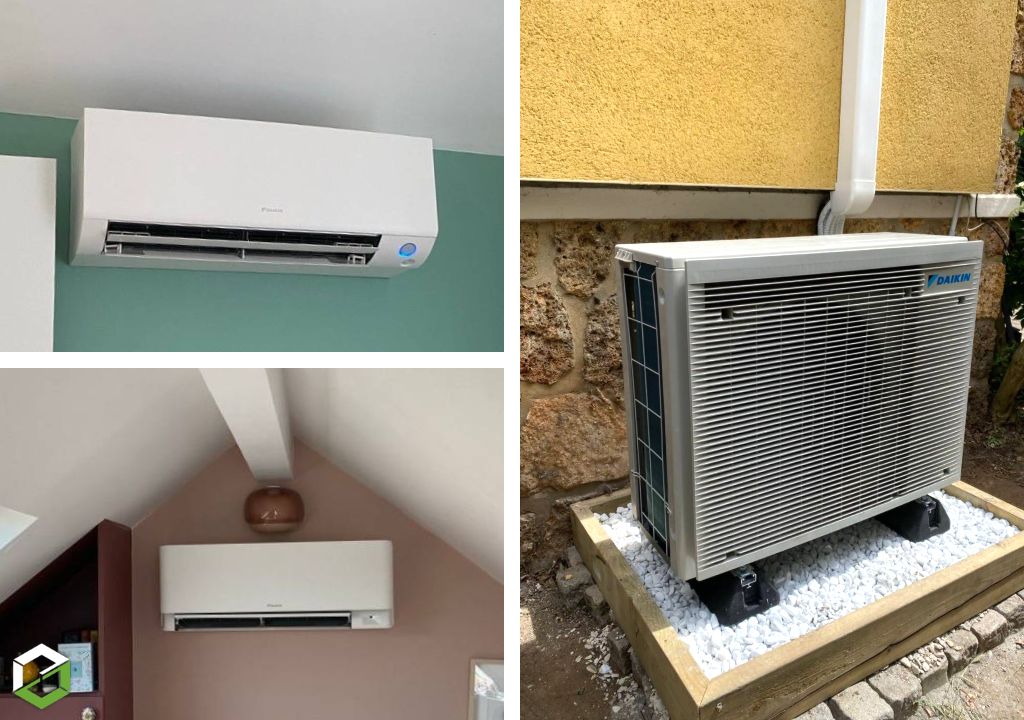 installation climatisation daikin 3 splits – stylish & perfera