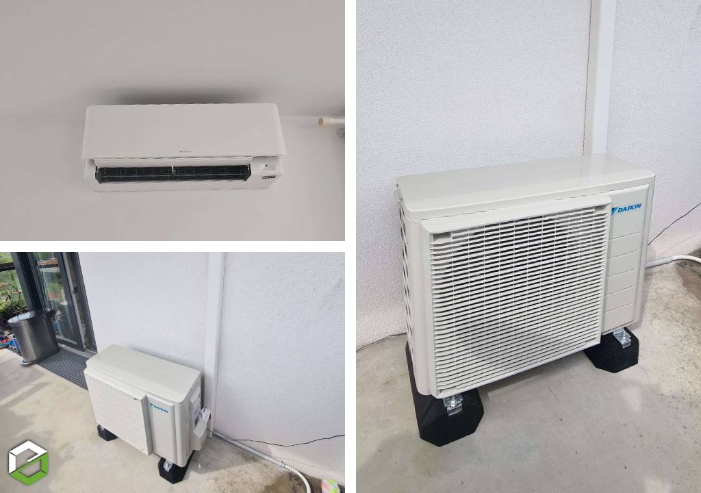 installation de climatisation réversible daikin - entreprise rge