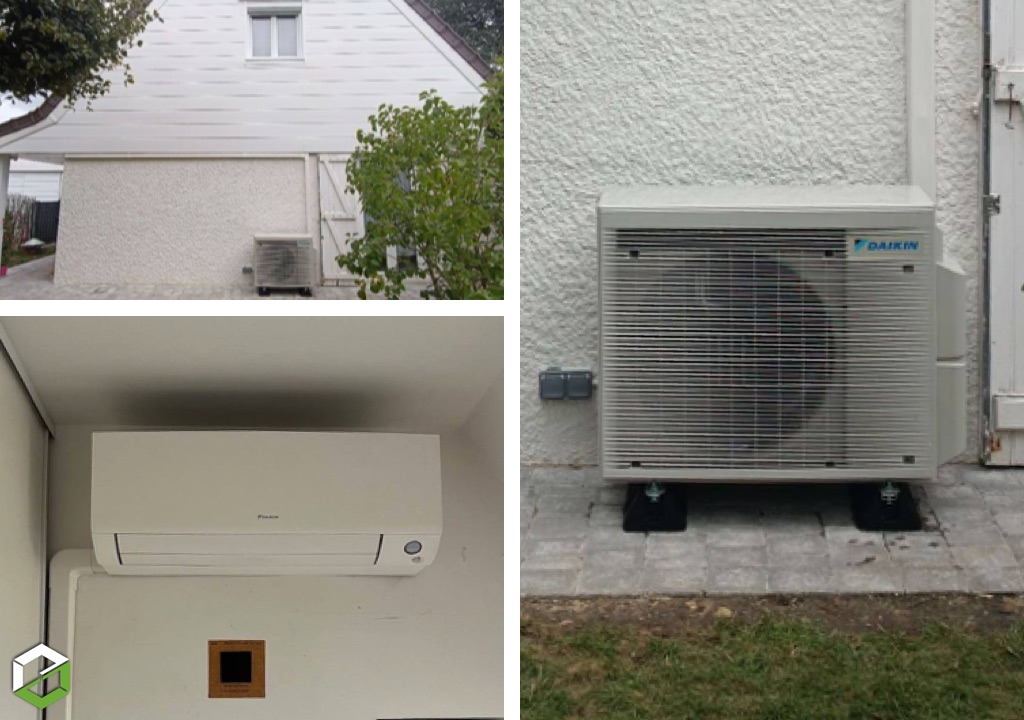 installation d’un système de climatisation daikin 
