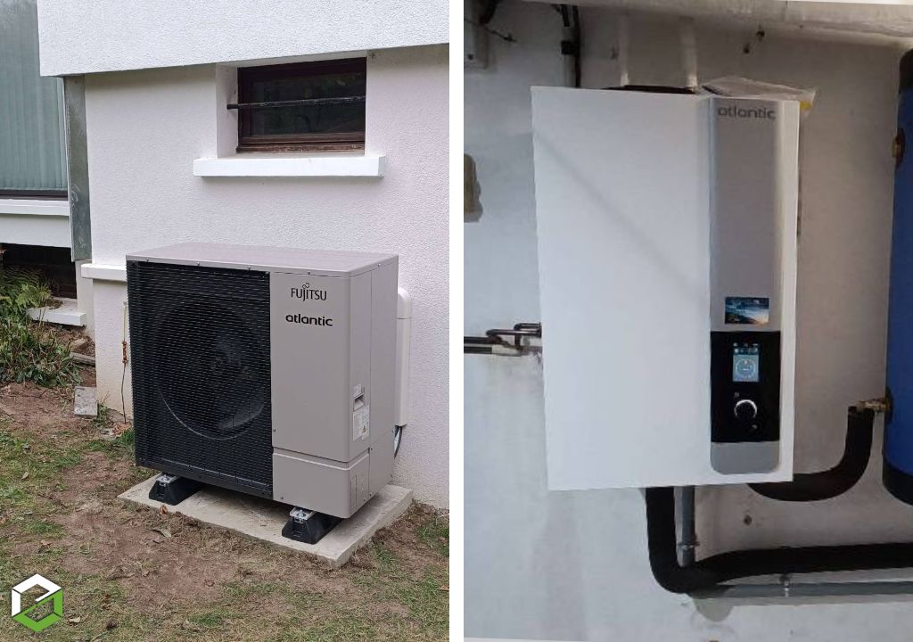 Consultez la chantier : installation d’une pompe à chaleur atlantic alfea excellia s 9 pour chauffage seul - entreprise rge