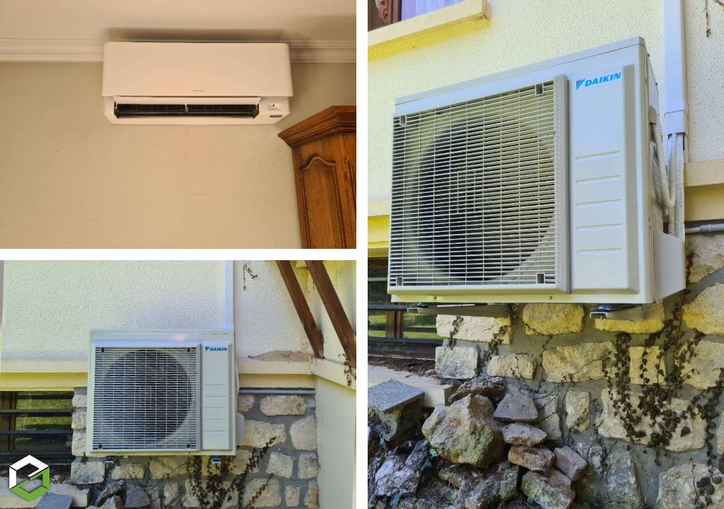 installation d’une climatisation daikin perfera 