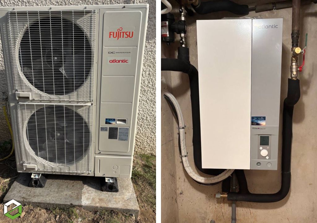 Nouvelle installation : Pompe à chaleur Air/Eau ATLANTIC ALFEA EXCELLIA 17 Triphasée